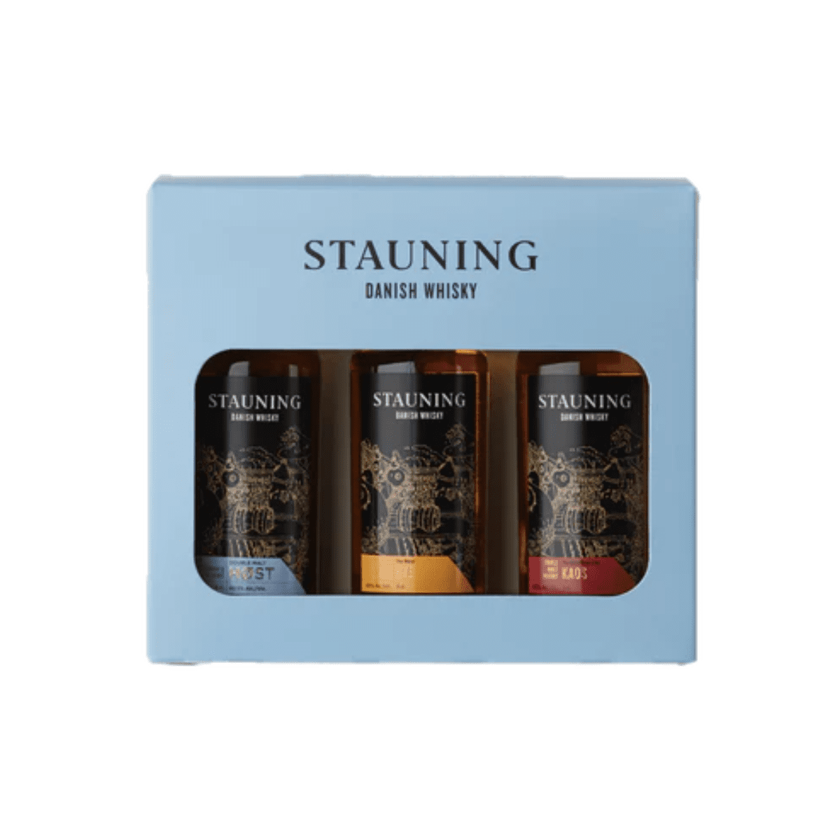 Stauning Tasting Box 5cl - Høst | Rye | KAOS 1 Stauning Tasting Box 5cl - Høst | Rye | KAOS