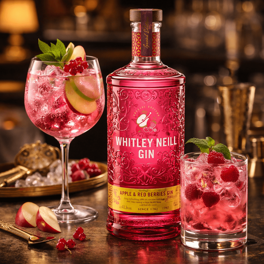 Whitley Neill Apple & Red Berries Gin 4 Whitley Neill Apple & Red Berries Gin - Billede 4