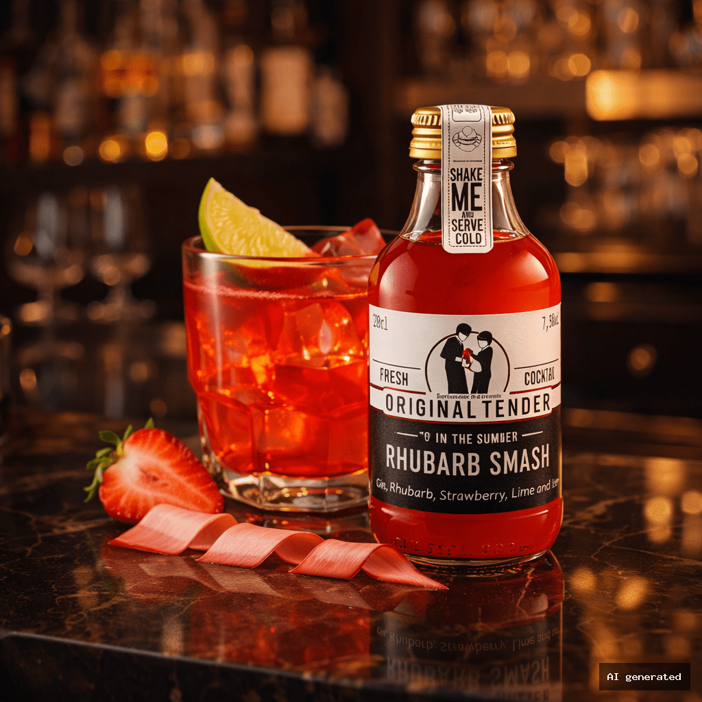 Original Tender - Rhubarb Smash 2 Original Tender - Rhubarb Smash - Billede 2