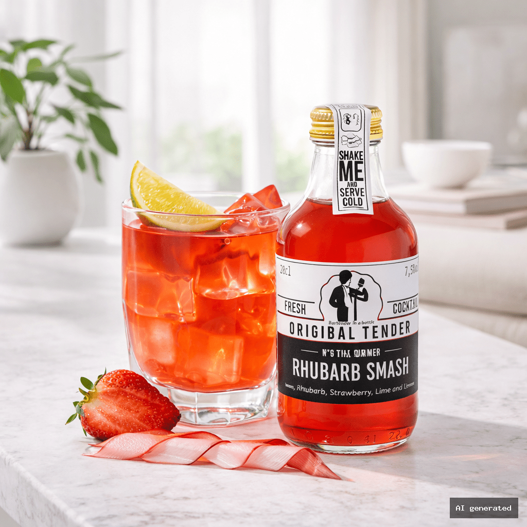 Original Tender - Rhubarb Smash 4 Original Tender - Rhubarb Smash - Billede 4