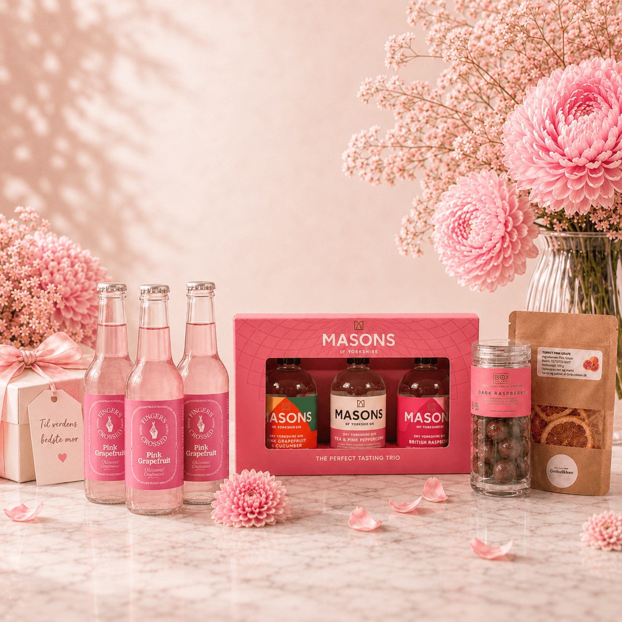 Mors Dag Pakke Masons Pink Smagesæt 1 Mors Dag Pakke Masons Pink Smagesæt