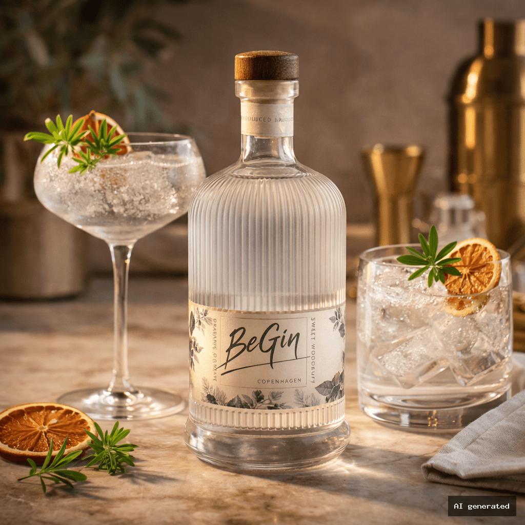 Begin CPH Sweet Woodruff Gin 4 Begin CPH Sweet Woodruff Gin - Billede 4