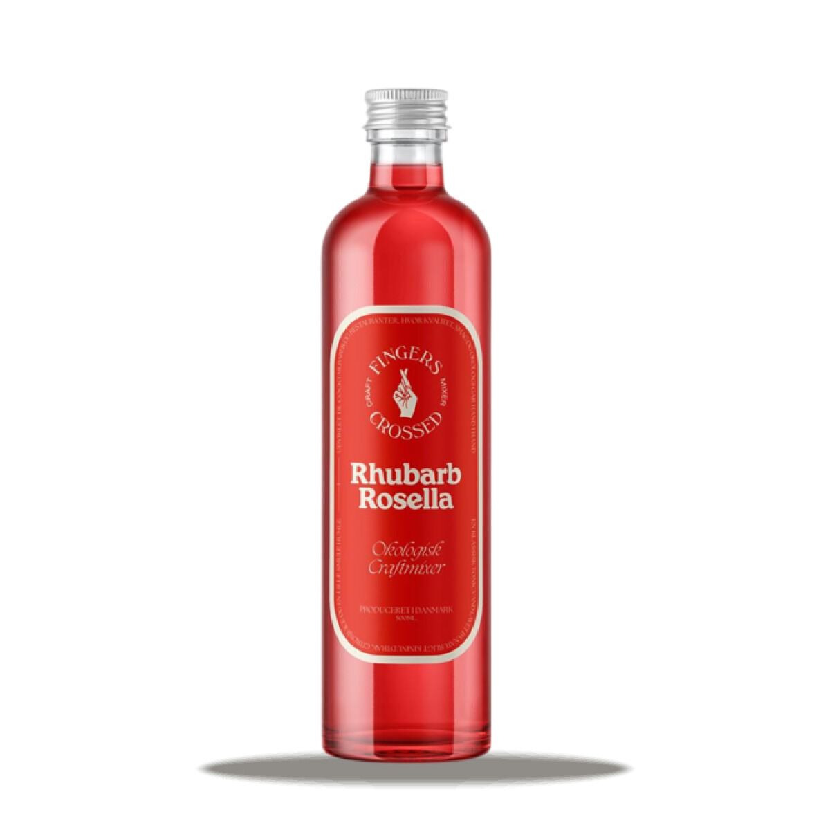 Fingers Crossed Rhubarb Rosella ØKO 50cl 1 Fingers Crossed Rhubarb Rosella ØKO 50cl