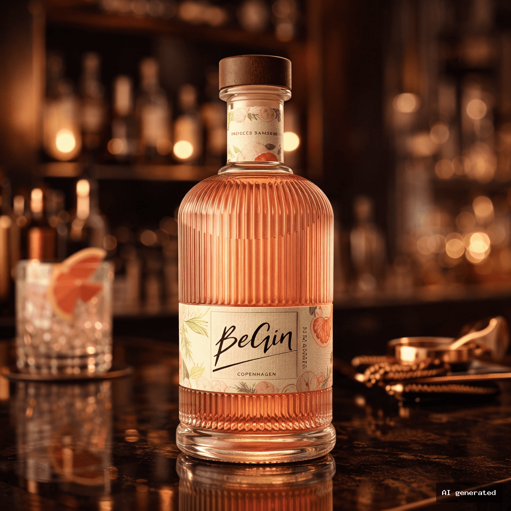 Begin CPH Pink Grape & Apple Gin 2 Begin CPH Pink Grape & Apple Gin - Billede 2