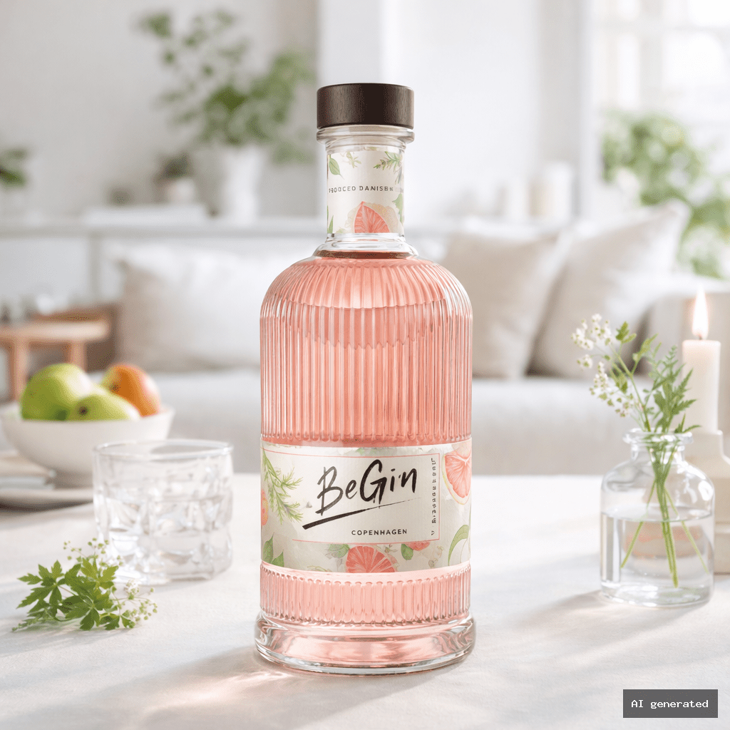 Begin CPH Pink Grape & Apple Gin 3 Begin CPH Pink Grape & Apple Gin - Billede 3