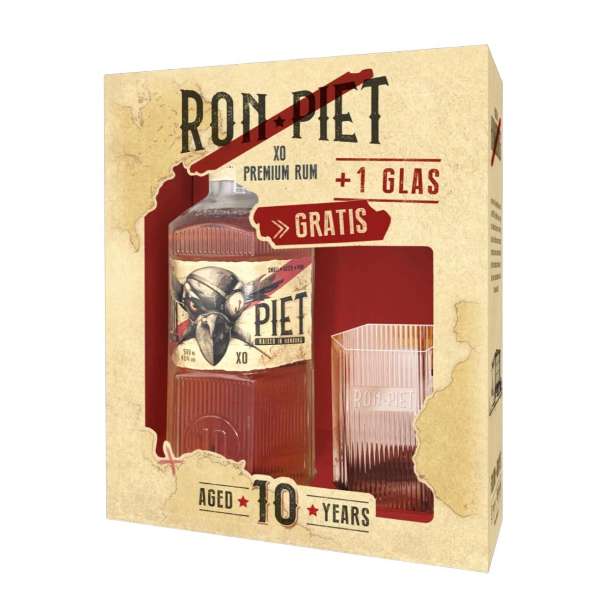 Ron Piet XO Premium Rom + gratis glas 1 Ron Piet XO Premium Rom + gratis glas